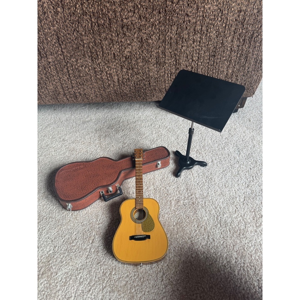 American Girl Doll Acoustic Guitar Set with Hard Case and Music Stand Accessory‎